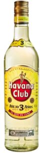 una bottiglia di havana 3, rum cubano perfetto per fare il Mojito