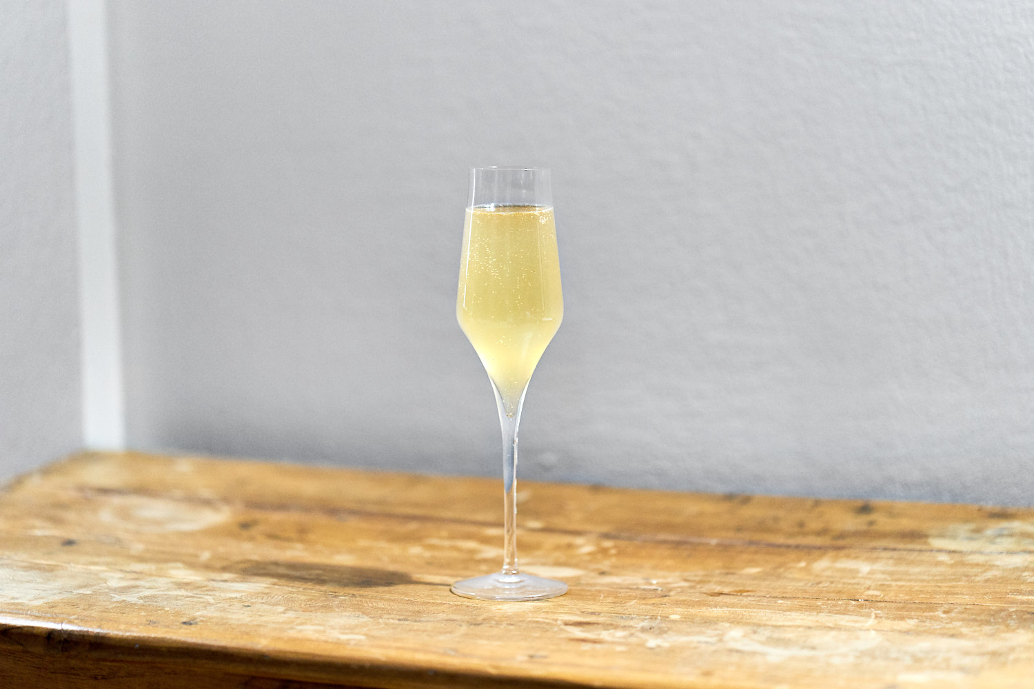 Bellini fermentato cocktail