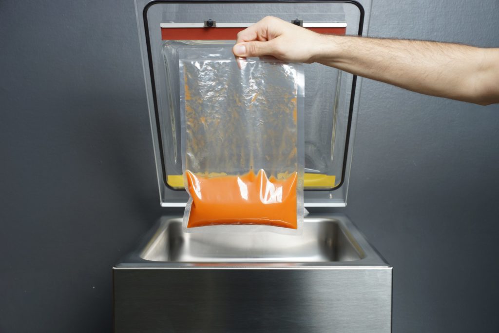 sottovuoto campana liquidi