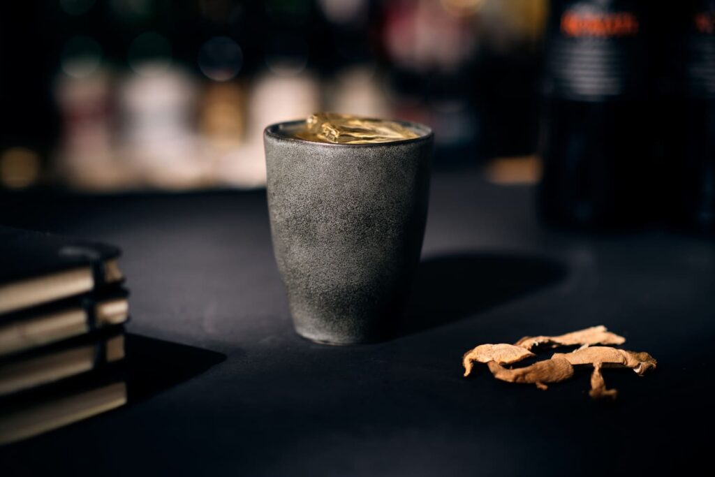 Funki Porcini Cobbler Cocktail