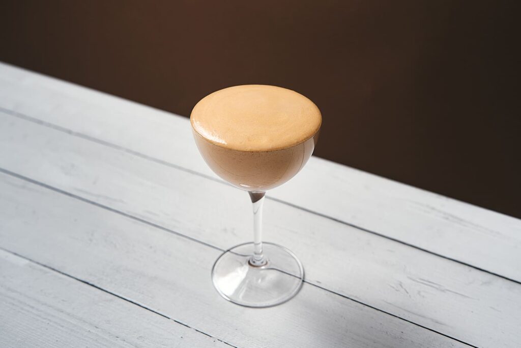 Pumpkin cake foam è una schiuma alla zucca, whiskey e nutella