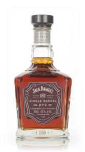 Una bottiglia di Jack Daniel's Single Barrel Rye Select