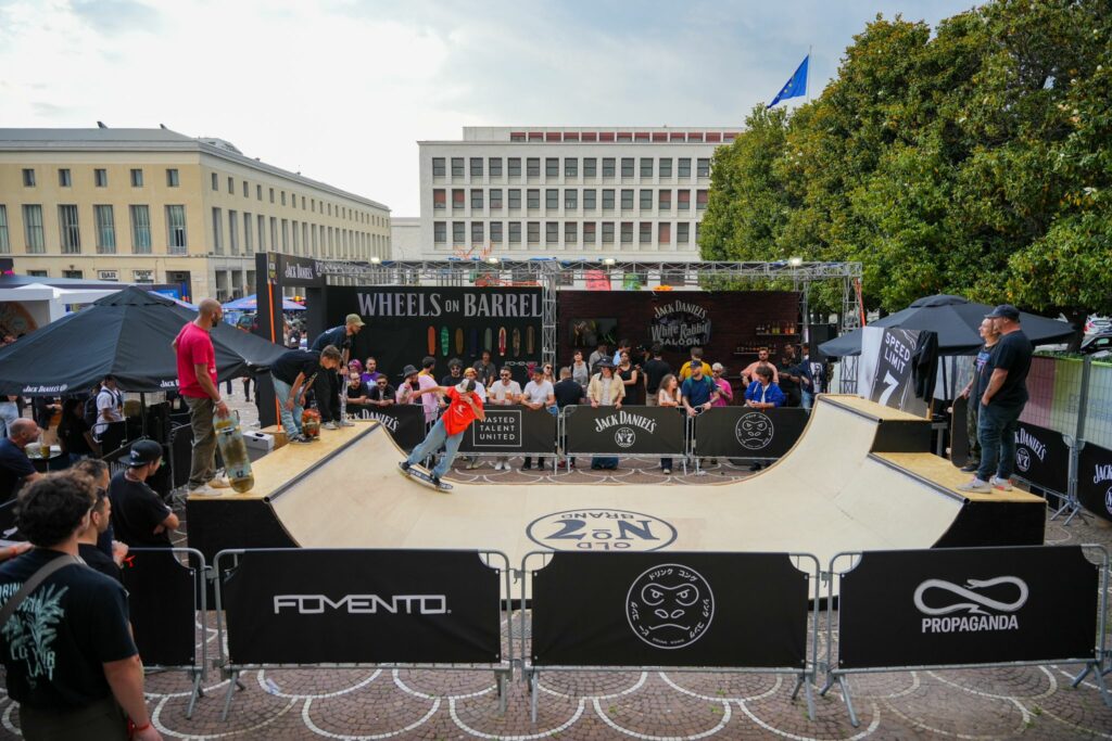 La mini rampa di Jack Daniel's al Roma bar show 2023
