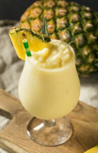 Una pina colada frozen (come non dovrebbe essere questo drink)