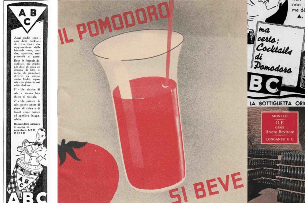 Il pomodoro si beve, opuscolo del succo di pomodoro della Cirio