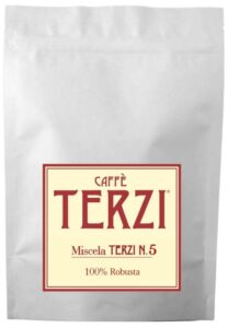 Un caffè 100% robusta prodotto dalla Torrefazione Terzi di Bologna
