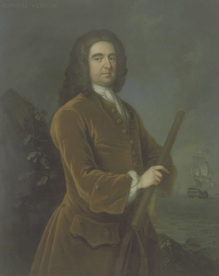 L'ammiraglio Edward Vernon